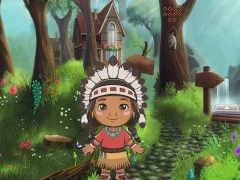 لعبة Girl Reach Thanksgiving Land على الانترنت