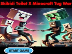 لعبة Skibidi Toilet X Minecraft Tug War على الانترنت