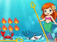 لعبة Princess vs Shark على الانترنت