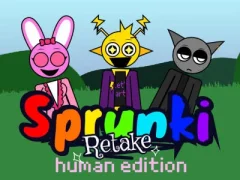 لعبة Sprunki Retake: Human Edition على الانترنت