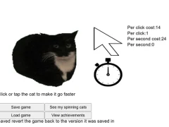 لعبة Spinning Cat Clicker على الانترنت