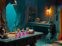 لعبة Underwater Sorceress Escape على الانترنت