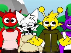 لعبة Sprunki Retake Human New على الانترنت