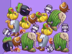 لعبة Merge Brainrot على الانترنت