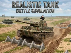 لعبة Realistic Tank Battle Simulation على الانترنت