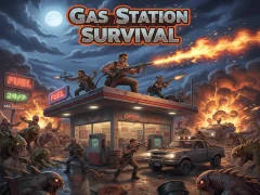 لعبة Gas station survival على الانترنت
