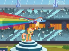 لعبة My Little Pony Rainbow Power Equestria Dash على الانترنت