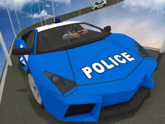 لعبة Impossible Police Car Track على الانترنت