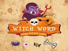 لعبة Witch Word Halloween Puzzel Game على الانترنت