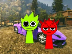 لعبة Sprunki Gangster Mafia على الانترنت
