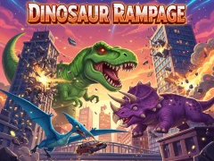 لعبة Dinosaur Rampage على الانترنت
