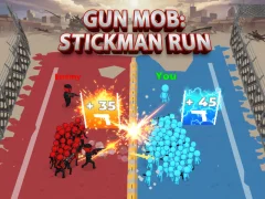 لعبة Gun Mob: Stickman Run على الانترنت