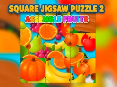 لعبة Square jigsaw Puzzle 2 - Assemble Fruits على الانترنت