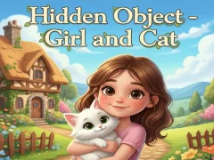 لعبة Hidden Object - Girl and Cat على الانترنت