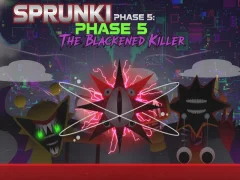 لعبة Sprunki Phase 5: The Blackened Killer على الانترنت