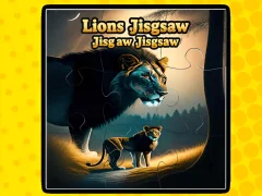 لعبة Lions Jigsaw Jigsaw على الانترنت