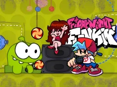لعبة Friday Night Funkin VS Om Nom from Cut The Rope على الانترنت