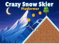 لعبة Crazy Snow Skier: Platformer على الانترنت