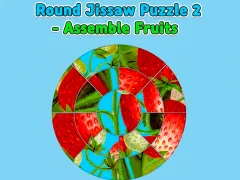 لعبة Round jigsaw Puzzle 2 - Assemble Fruits على الانترنت