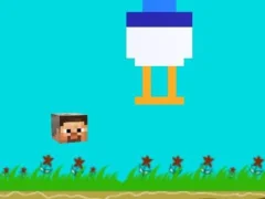 لعبة Chicken Jockey Flappy Minecraft على الانترنت