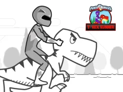 لعبة Power Rangers T-Rex Runner على الانترنت