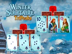 لعبة Winter Solitaire TriPeaks على الانترنت