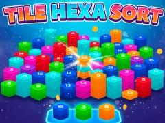 لعبة Tile Hexa Sort على الانترنت