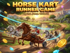 لعبة Horse Kart Runner Game على الانترنت