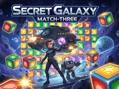 لعبة Secret Galaxy Match-three على الانترنت