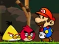 لعبة Mario vs Angry Birds على الانترنت