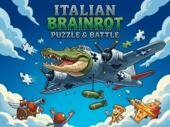 لعبة Italian Brainrot: Puzzle & Battle على الانترنت