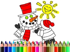 لعبة Back To School: Winter Time Coloring على الانترنت