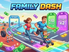 لعبة Family Dash على الانترنت