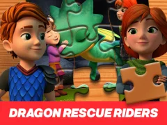 لعبة Dragon Rescue Riders Jigsaw Puzzle على الانترنت