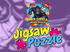 لعبة Ninja Gorilla Jigsaw Puzzles على الانترنت