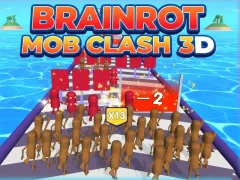 لعبة Brainrot Mob Clash 3D على الانترنت