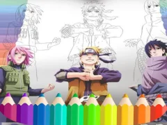 لعبة Naruto Shippuden Coloring Book على الانترنت