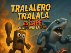 لعبة Tralalero Tralala escape Tung Tung Sahur على الانترنت