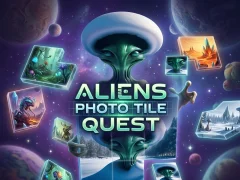 لعبة Aliens Photo Tile Quest على الانترنت