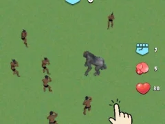 لعبة Men Vs Gorilla على الانترنت