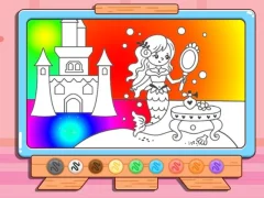 لعبة Coloring Book: Mermaid Makeup على الانترنت