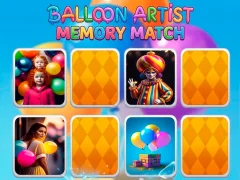 لعبة Balloon Artist Memory Match على الانترنت