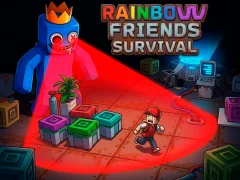 لعبة Rainbow Friends Survival على الانترنت