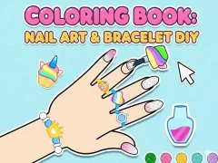 لعبة Coloring Book: Nail Art & Bracelet Diy على الانترنت