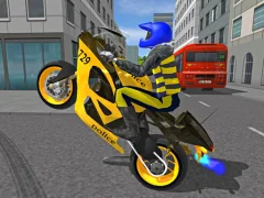 لعبة Police Motorbike Race Simulator على الانترنت