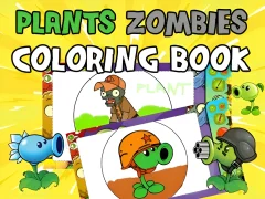 لعبة Plants vs Zombies Coloring على الانترنت