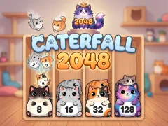 لعبة Caterfall 2048 على الانترنت