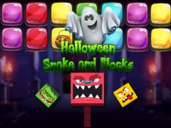 لعبة Halloween Snake and Blocks على الانترنت