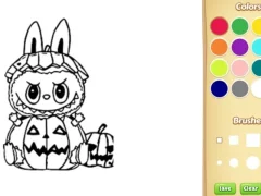 لعبة Halloween Labubu Coloring & Drawing Game على الانترنت