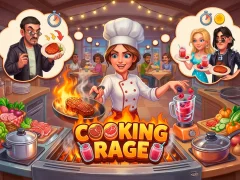 لعبة Cooking Rage على الانترنت